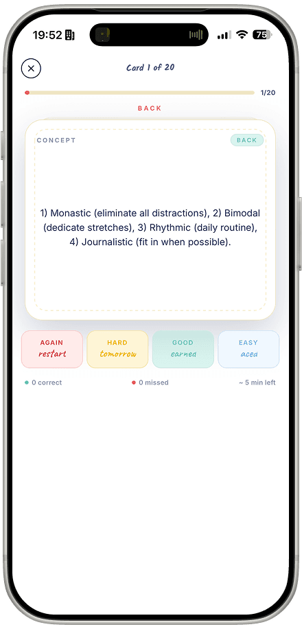 FastReadi screen