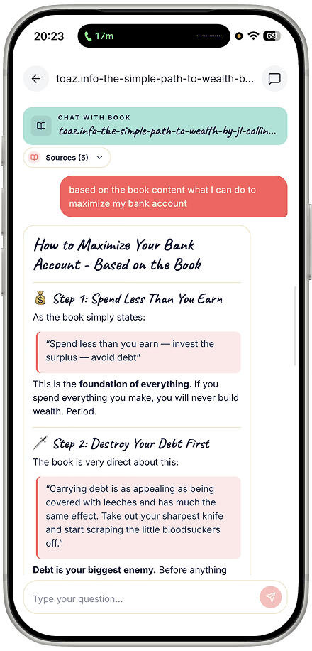 FastReadi screen